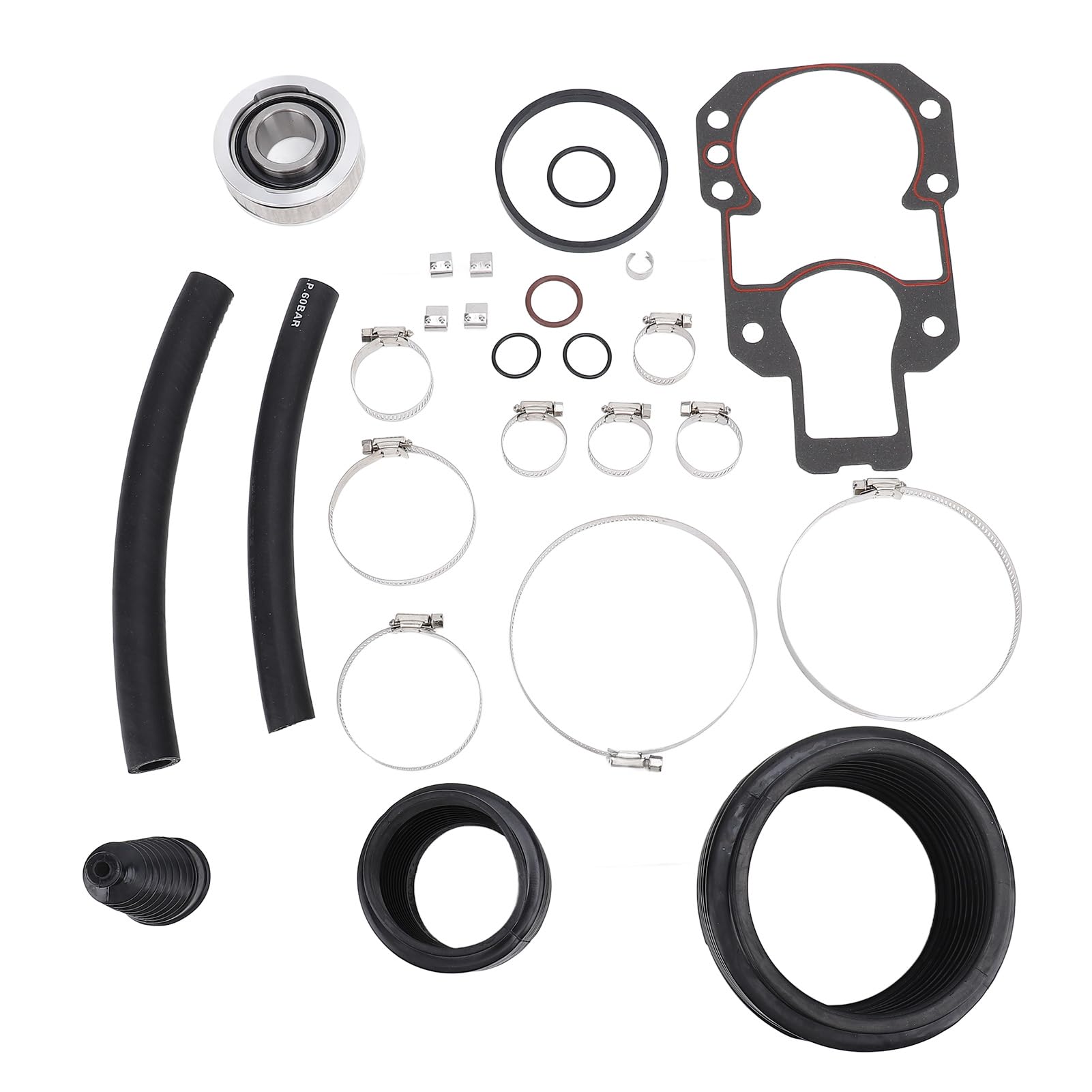 Transom Repair Kit Premium Tranom Seal Bellows Kit mit Gimbal -Lager für Mercruiser Alpha One Gen 1 Ersatzteile Einfache Installation für Bootsbesitzer Transom Repair Kit Premium Tranom Seal Bellows Kit mit Gimbal -Lager für Mercruiser Alpha One Gen 1 Ersatzteile Einfache Installation für Bootsbesitzer von Eujgoov