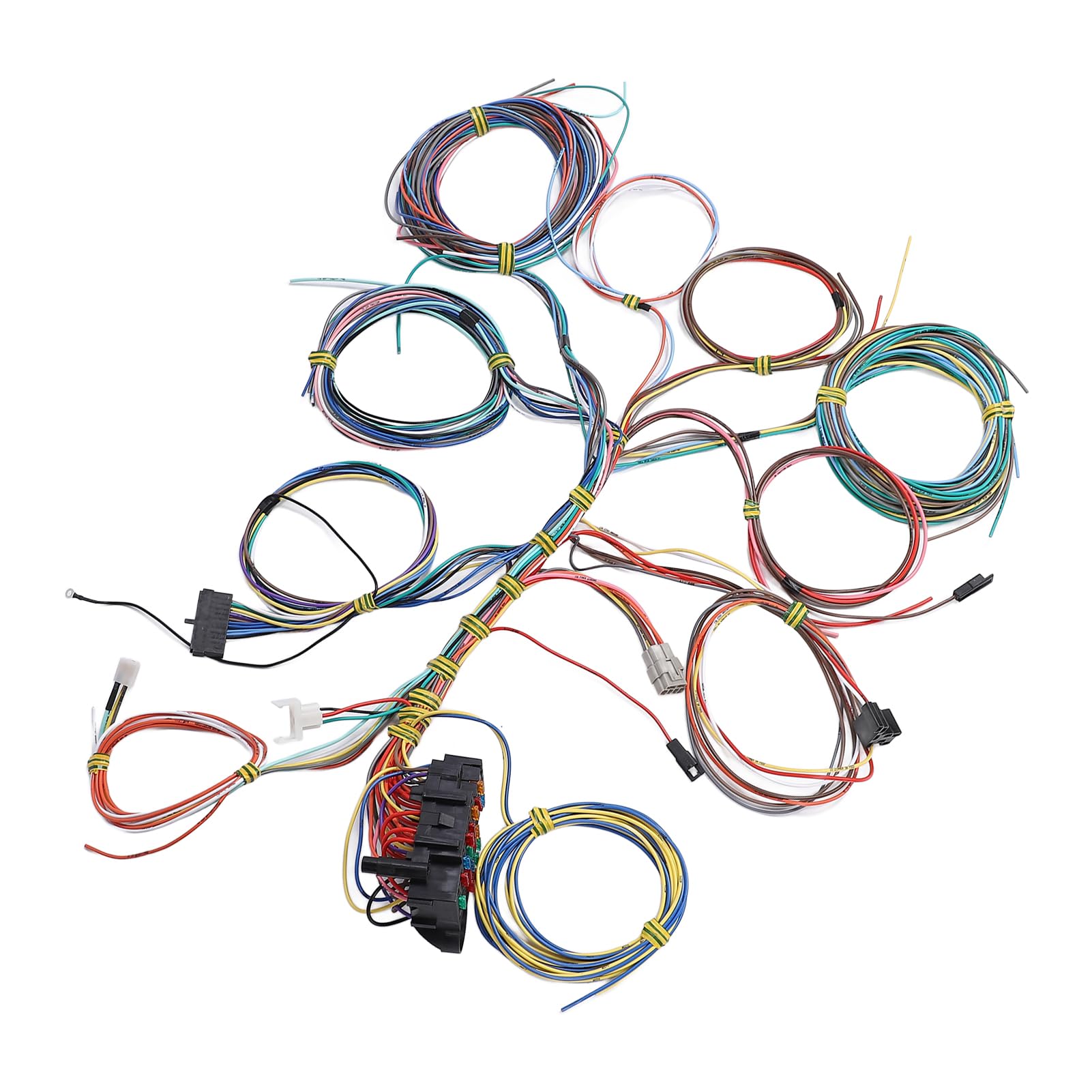 Universal 22 Circuit Liring Kabeless Kit Langlebige Kompatibilität mit Sicherungen für Hotrod -Besitzer oder DIY -Enthusiasten Universal 22 Circuit Liring Kabeless Kit Langlebige Kompatibilität mit Sicherungen für Hotrod -Besitzer oder DIY -Enthusiasten von Eujgoov
