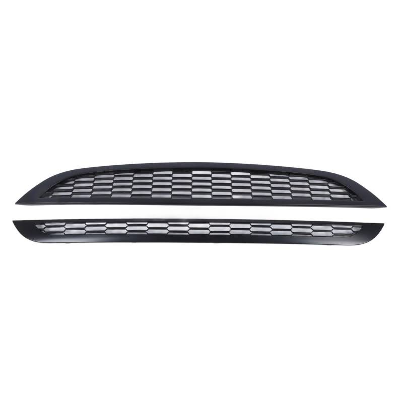 Vordere Stoßfänger-Kapuze-Maschengrill Langlebig Grillschutz für R50 R52 R53 2001-2006, Zwei Set von Zwei für die Automodifikation (Matt-schwarz) von Eujgoov