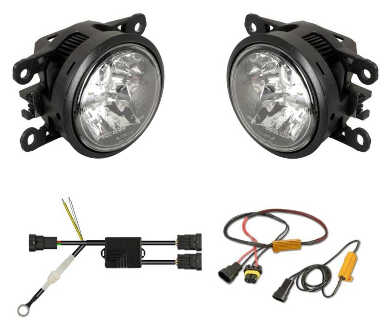 LED Tagfahrlicht + LED Nebelscheinwerfer (nur passend für Fahrzeuge mit bereits vorhandenen Nebelscheinwerfern)~ von Euralight
