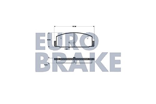 Eurobrake 5502223240 Bremsbeläge von EUROBRAKE