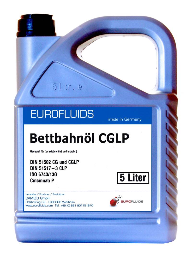 Eurofluids Gleit- und Bettbahnöl CGLP ISO VG 220 | 5-Liter-Kanister von Eurofluids