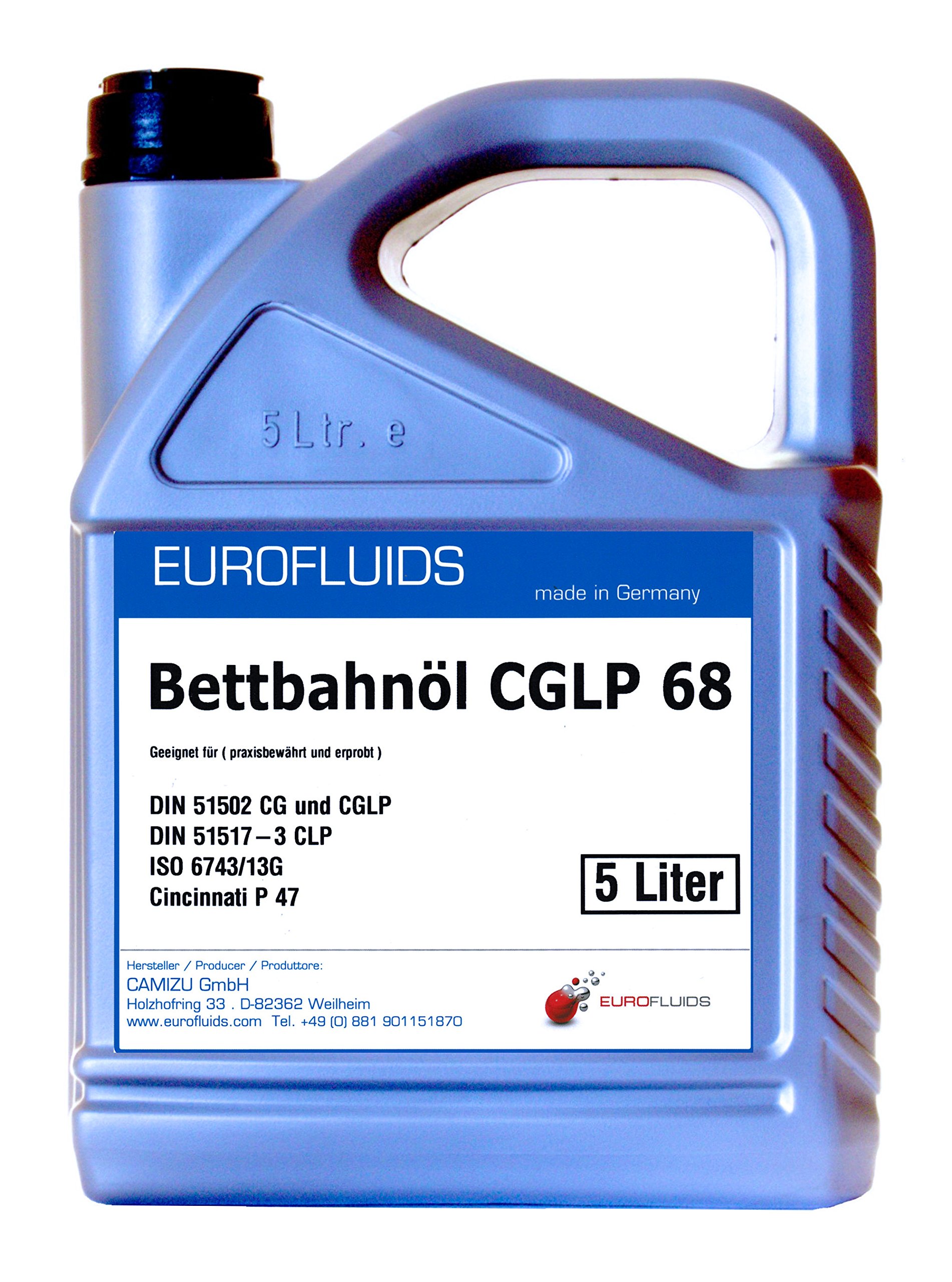Eurofluids Gleit und Bettbahnöl CGLP ISO VG 68/5 Liter von Eurofluids