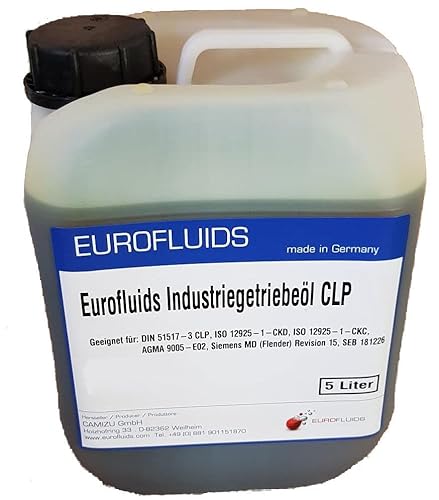 Eurofluids Industriegetriebeöl CLP 68 Getriebeöl ISO VG 68 | 5-Liter-Kanister von Eurofluids