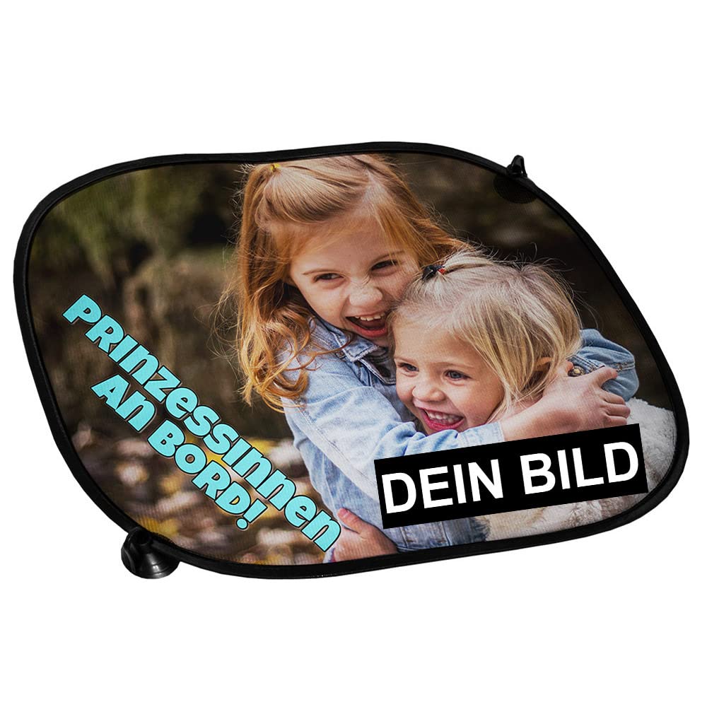 Sonnenschutz mit Foto und Text personalisiert | Sonnenschutz Auto selbst gestalten Sonnenschutz mit Foto und Text personalisiert | Sonnenschutz Auto selbst gestalten von Eurofoto