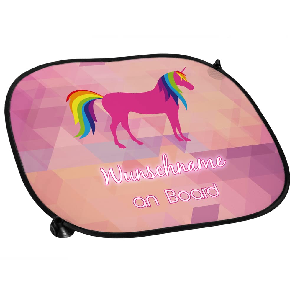 Sonnenschutz mit Namen und Motiv Einhorn | Auto-Sonnenschutz personalisiert | Sonnenblende mit Wunschnamen Sonnenschutz mit Namen und Motiv Einhorn | Auto-Sonnenschutz personalisiert | Sonnenblende mit Wunschnamen von Eurofoto