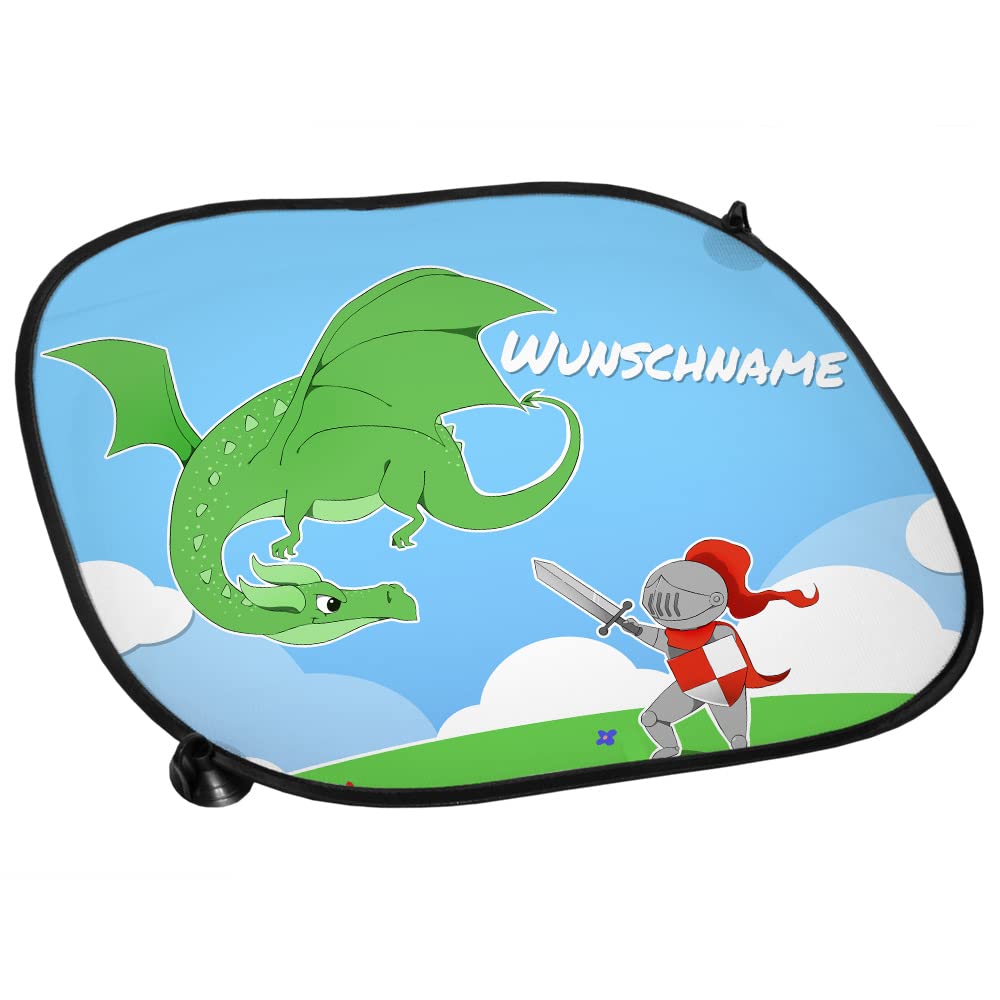 Sonnenschutz mit Namen und Motiv Ritter | Auto-Sonnenschutz personalisiert | Sonnenblende mit Wunschnamen Sonnenschutz mit Namen und Motiv Ritter | Auto-Sonnenschutz personalisiert | Sonnenblende mit Wunschnamen von Eurofoto