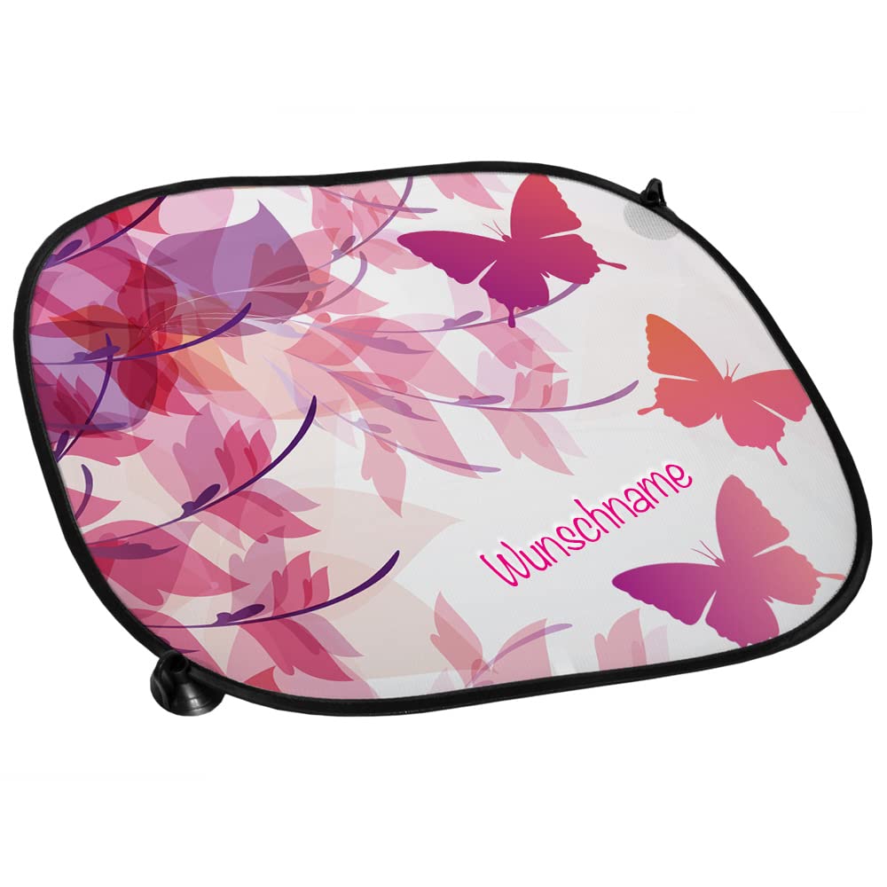 Sonnenschutz mit Namen und Motiv Schmetterling | Auto-Sonnenschutz personalisiert | Sonnenblende mit Wunschnamen Sonnenschutz mit Namen und Motiv Schmetterling | Auto-Sonnenschutz personalisiert | Sonnenblende mit Wunschnamen von Eurofoto
