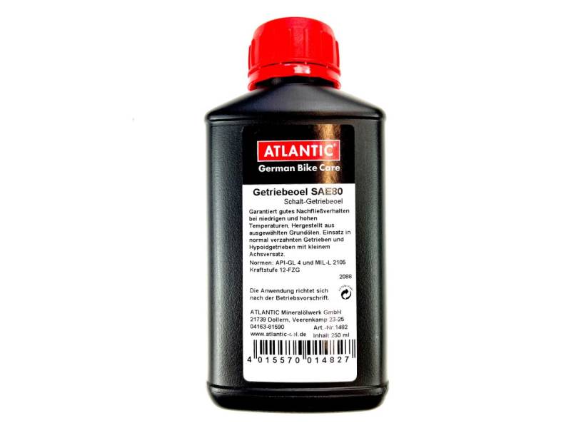 250ml Atlantic Getriebeöl SAE 80W für Mofa mit 2 und 3-Gang Schaltung von Eurol