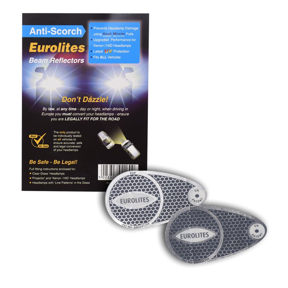 Travel Products Eurolites N92160 Headlamp Adaptors for Driving in Europe von Eurolites