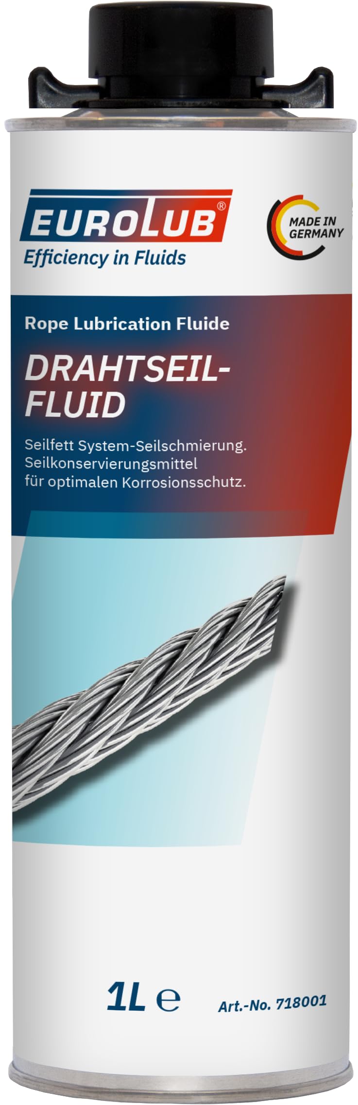 EUROLUB Drahtseil-Fluid Spray, 1 Liter von EUROLUB