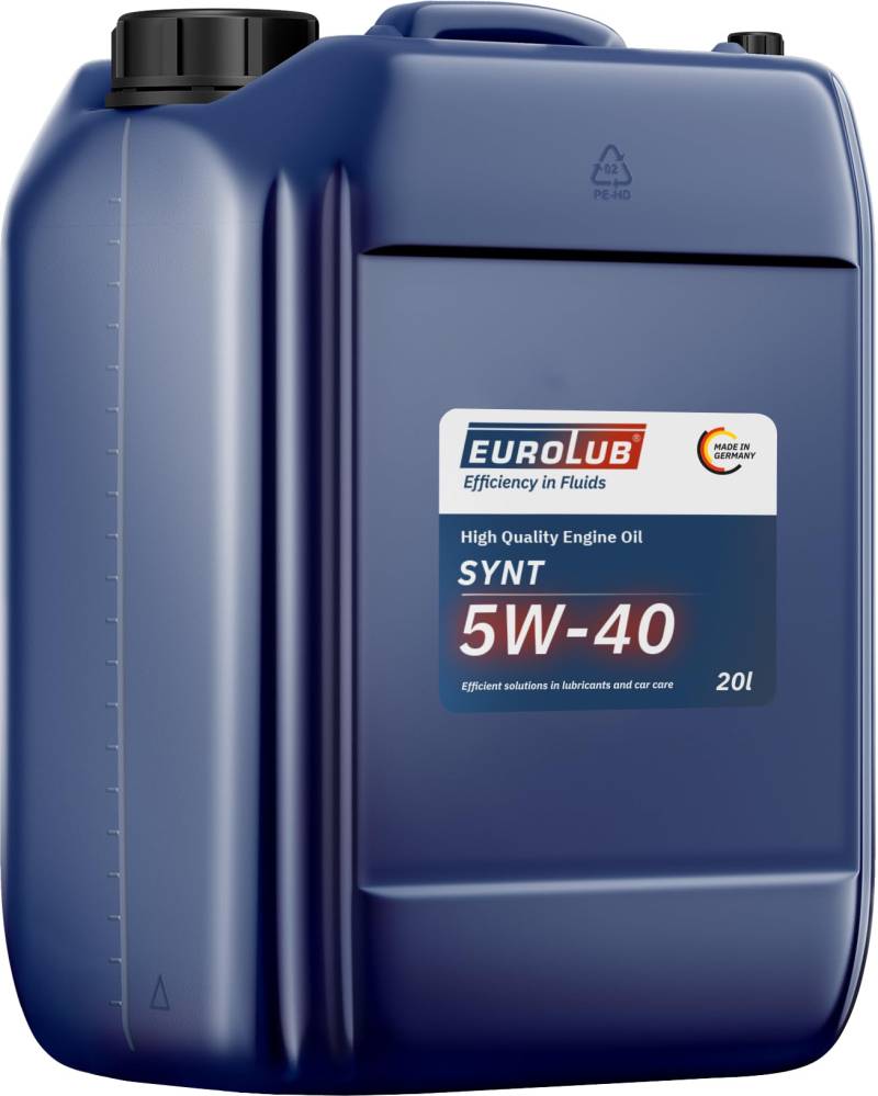 EUROLUB SYNT SAE 5W-40 Motoröl, 20 Liter von EUROLUB