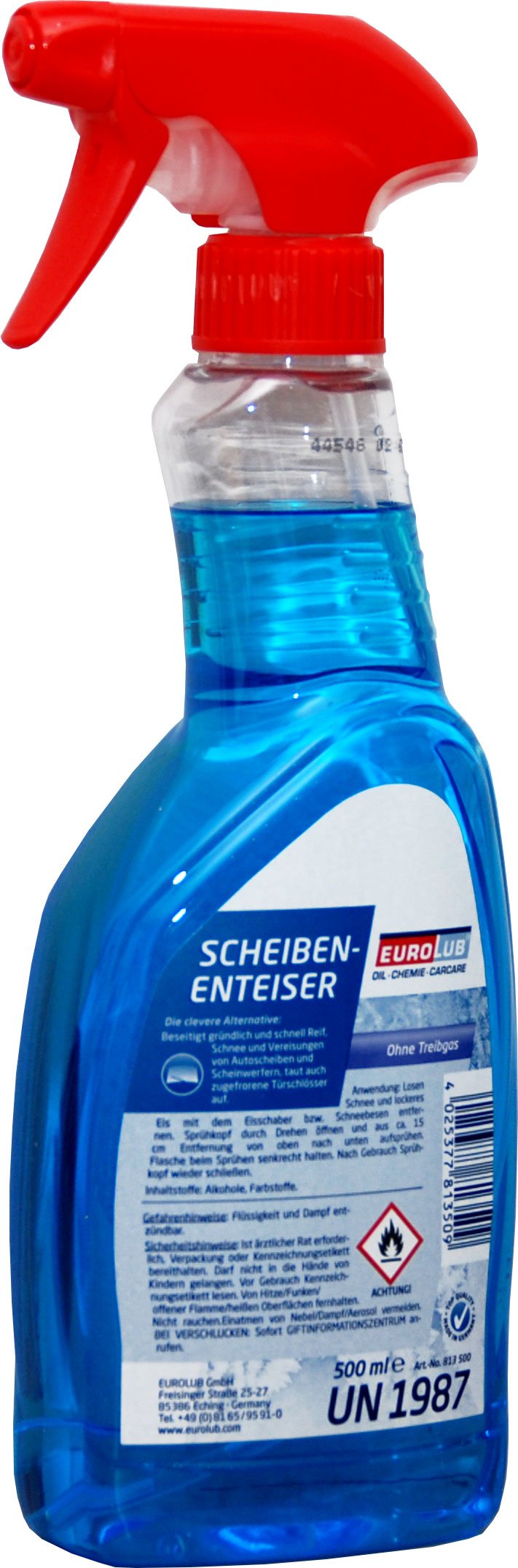 EUROLUB Scheibenenteiser, 500 ml EUROLUB Scheibenenteiser, 500 ml von EUROLUB