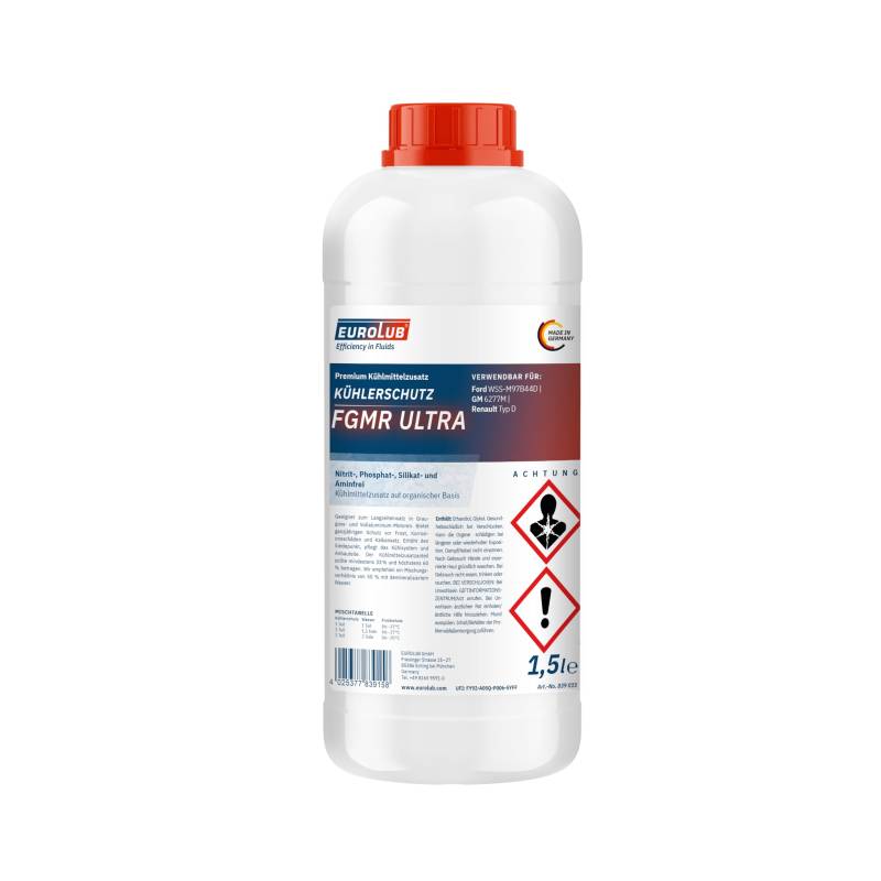 EUROLUB Kühlerschutz FGMR Ultra, 1,5 Liter von EUROLUB