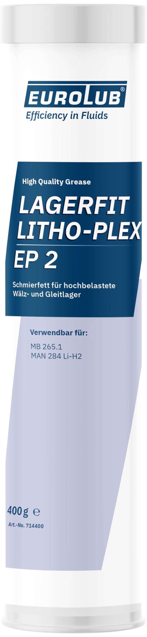 EUROLUB Lagerfit Litho-Plex EP 2 Schmierfett, 400 g von EUROLUB