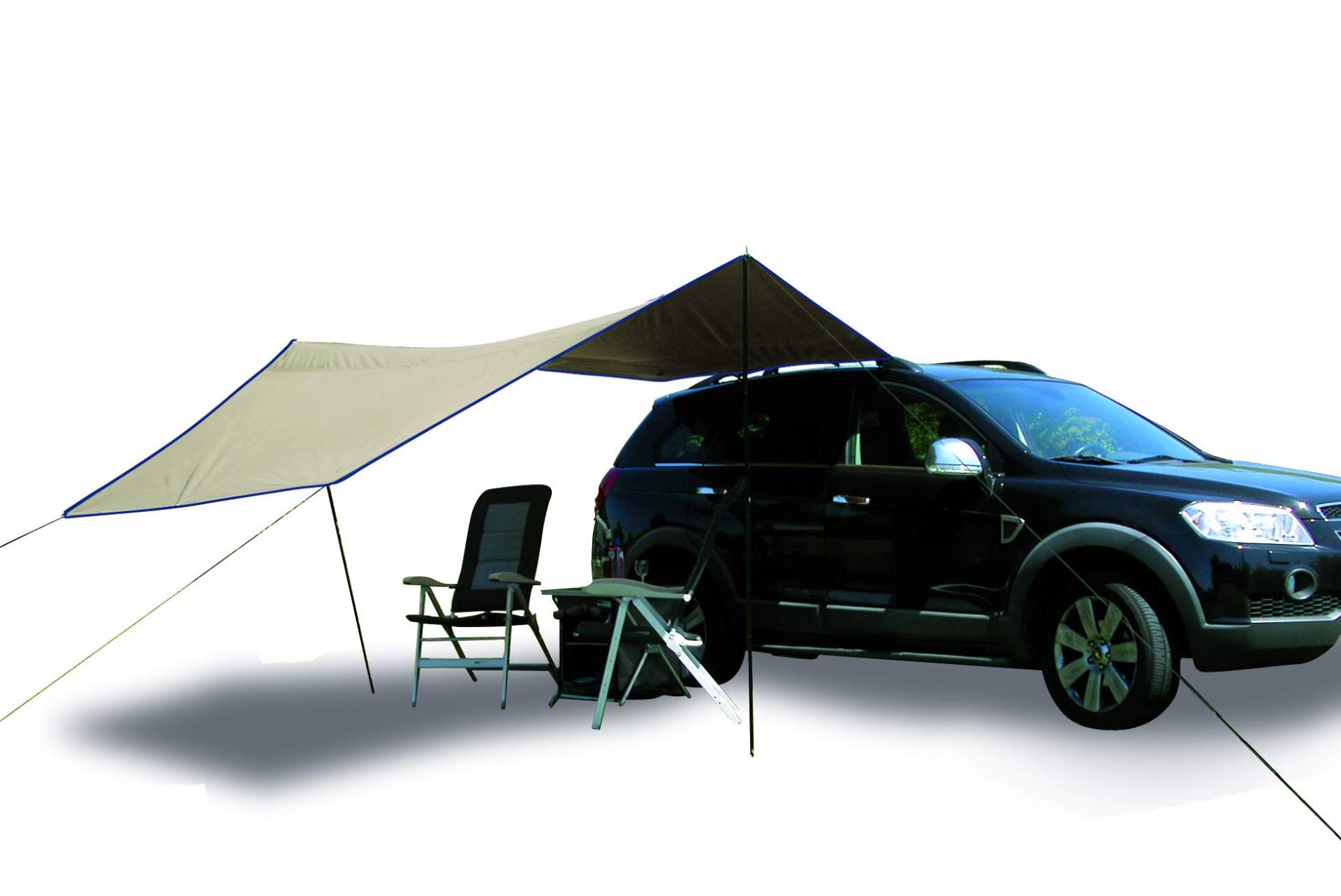Euro Trail Sonnensegel Tarp Carside, Beige von Eurotrail