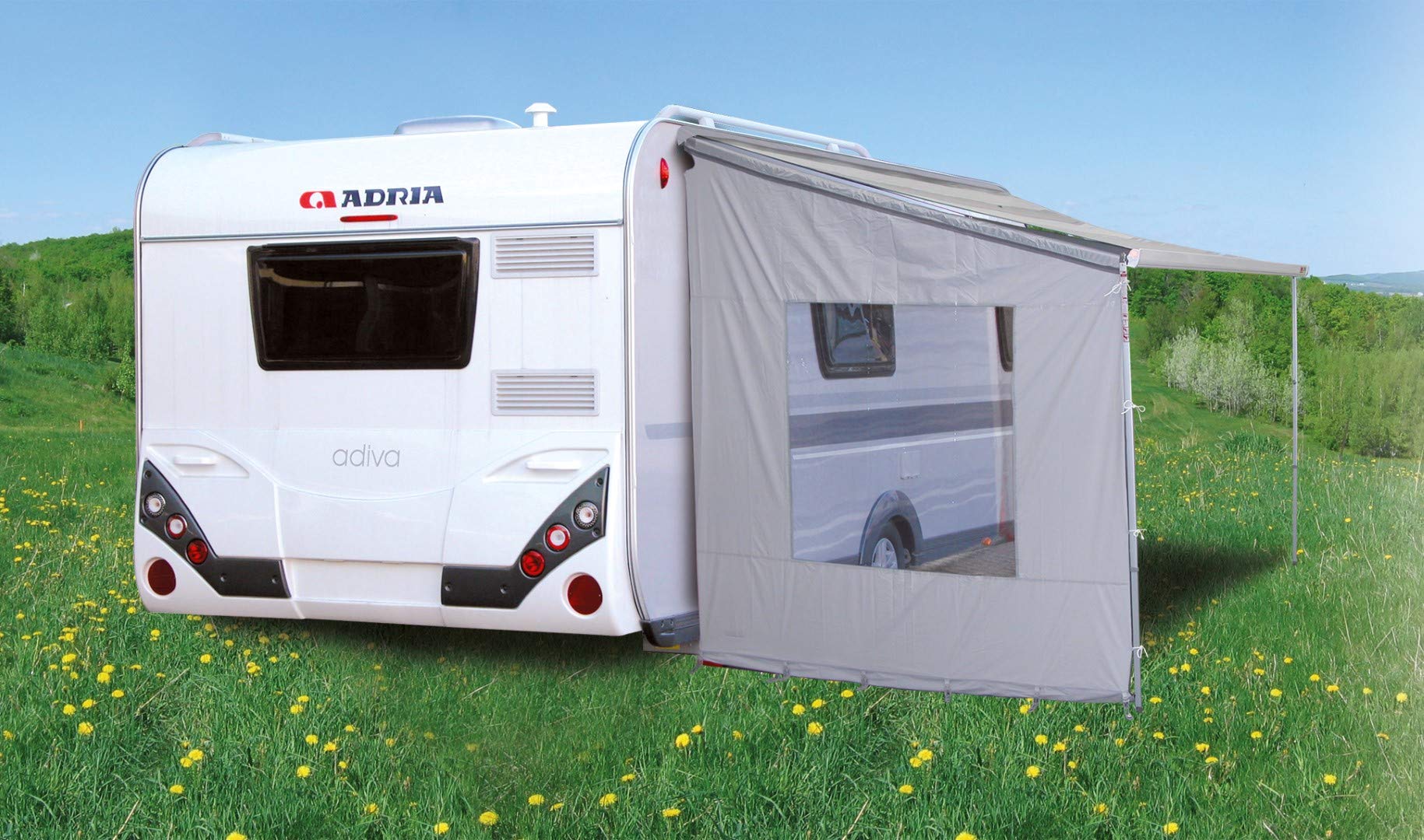 seitenwand Wohnwagen 212 x 230 cm Polyester grau seitenwand Wohnwagen 212 x 230 cm Polyester grau von Eurotrail