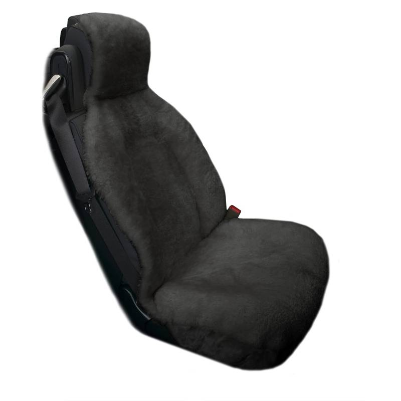 Eurow Genuine Australian Sheepskin Sideless Seat Cover - Gray by von Eurow