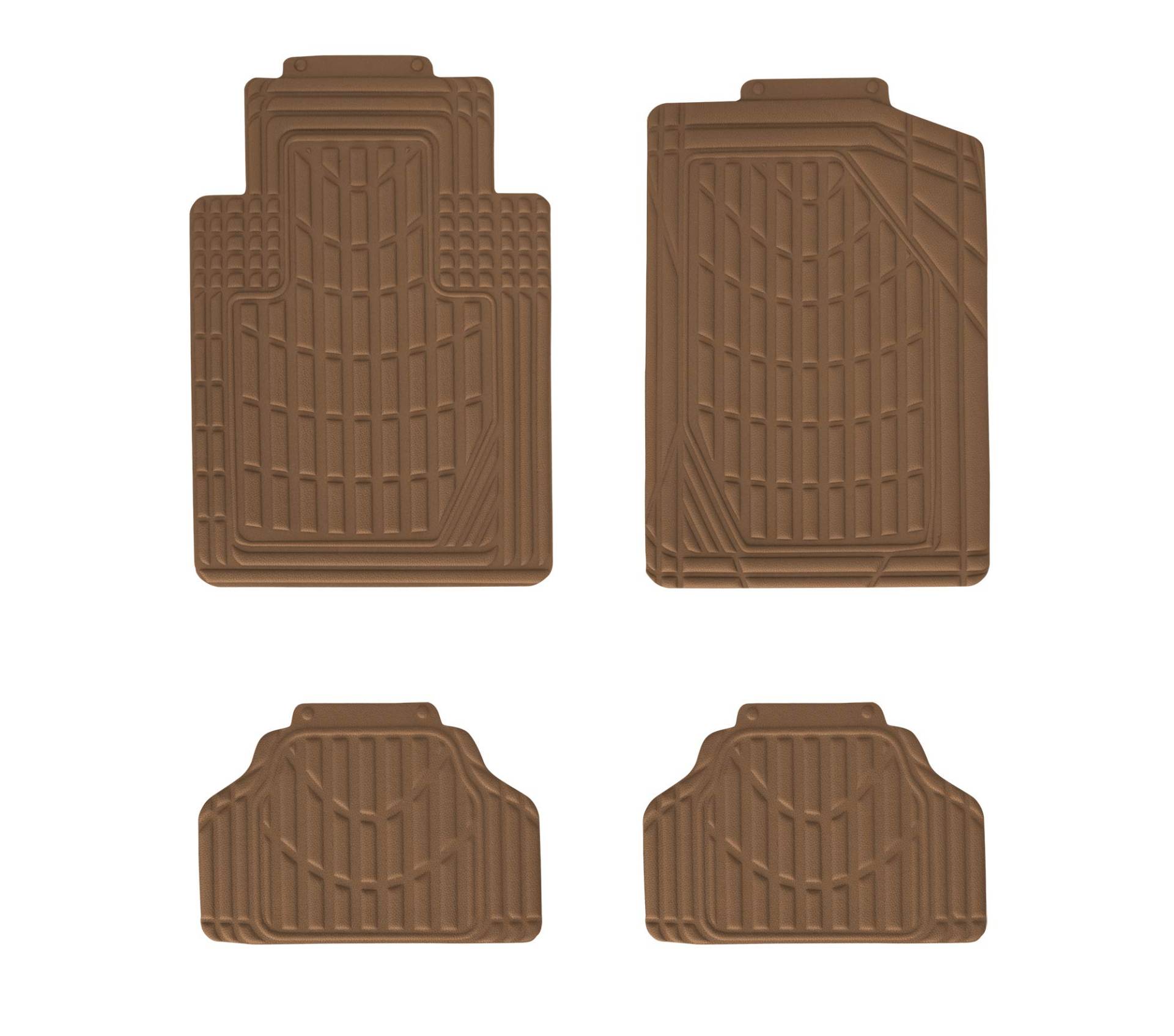 Eurow Universal-Fußmatten, passend zugeschnitten, 4-teiliges Set braun EU-UCMFL-TAN-4PS Eurow Universal-Fußmatten, passend zugeschnitten, 4-teiliges Set braun EU-UCMFL-TAN-4PS von Eurow