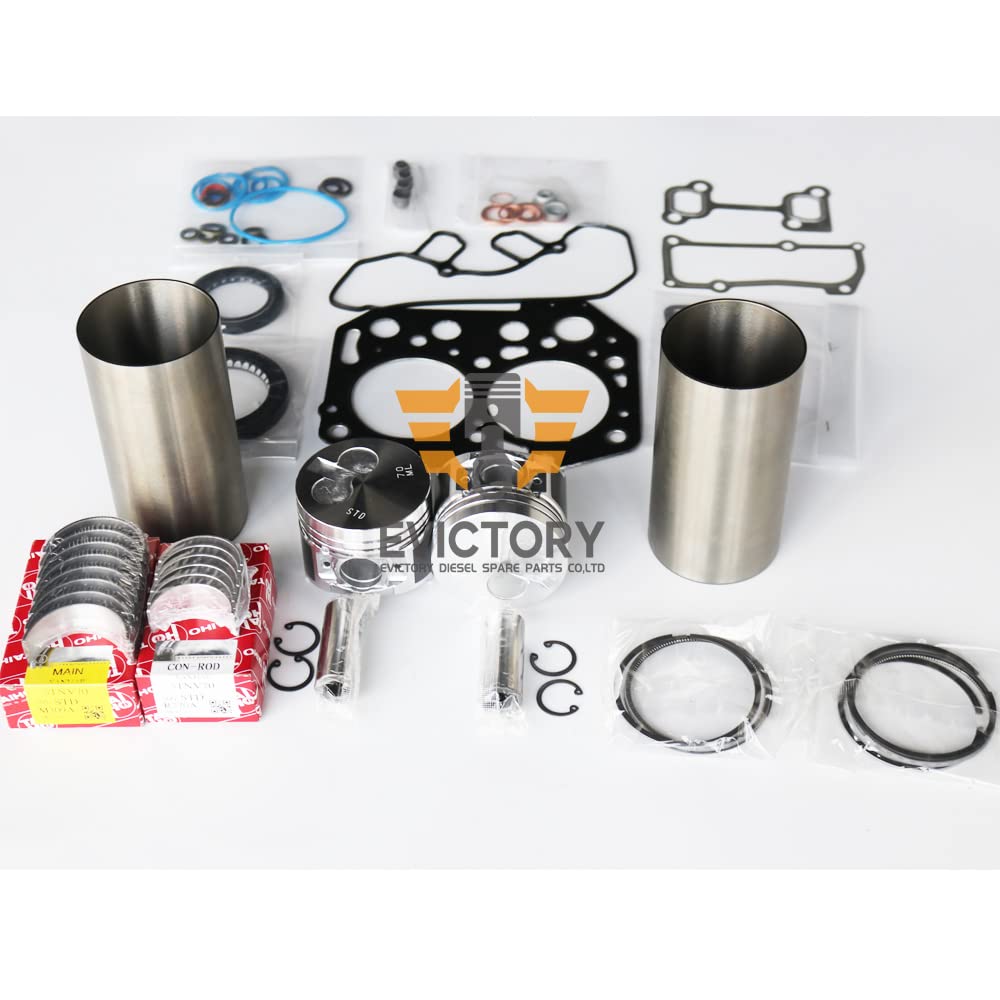 Evdiesels Für YANMAR Rebuild Teile 2TNE68 Kolbenring Zylinderlaufbuchse Kompletter Dichtungssatz Haupt-Pleuellager Evdiesels Für YANMAR Rebuild Teile 2TNE68 Kolbenring Zylinderlaufbuchse Kompletter Dichtungssatz Haupt-Pleuellager von Evdiesels