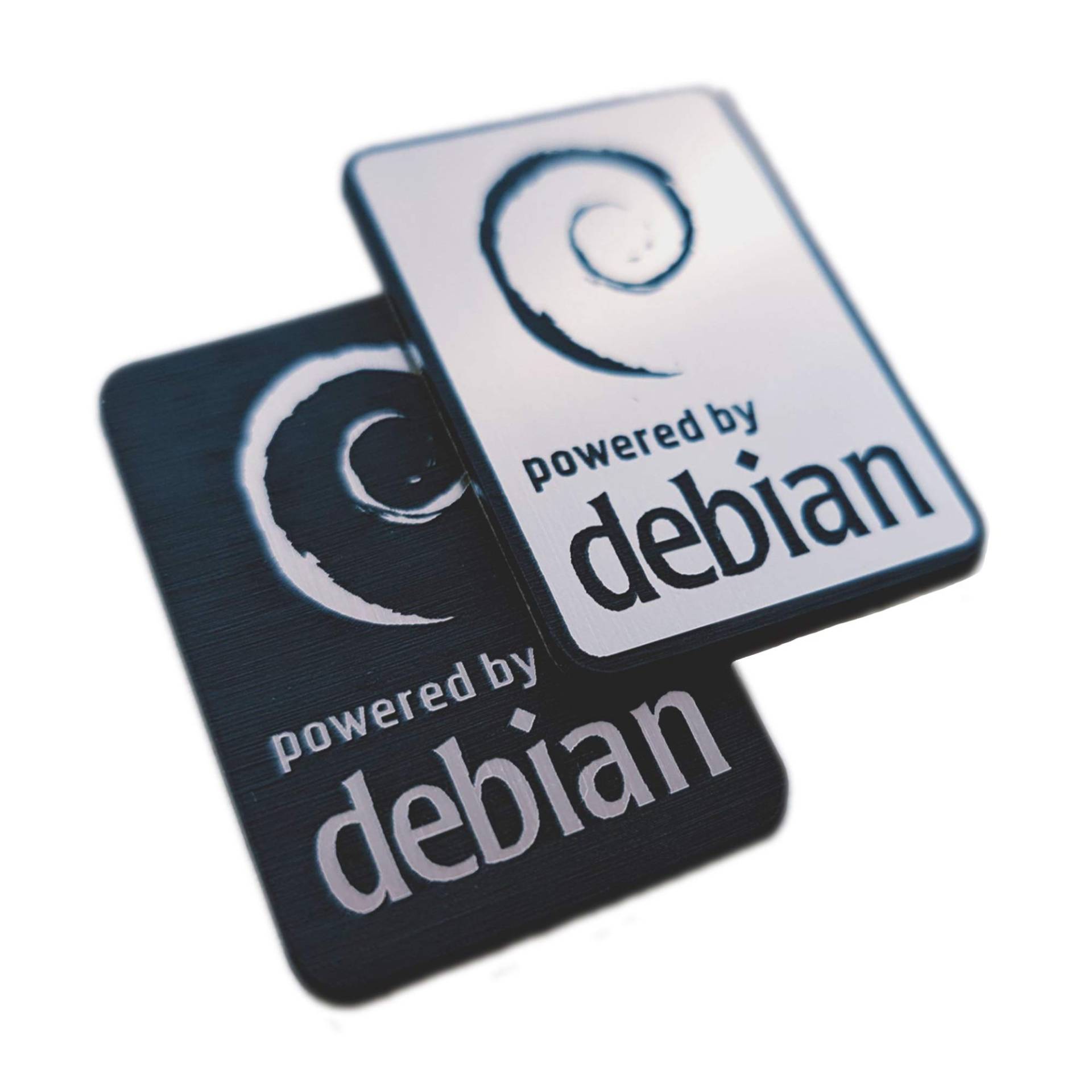 Debian Linux Sticker Set (zwei Embleme) - 35mm x 25mm von LINUX