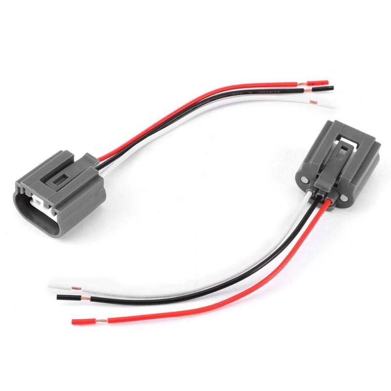 Ever Kabelbaum für Lichter, 2 Stück H13 9008, Anschluss für Kabeladapter, Buchse für Stecker aus Keramik, LED, weiß, wärmebeständig von Ever