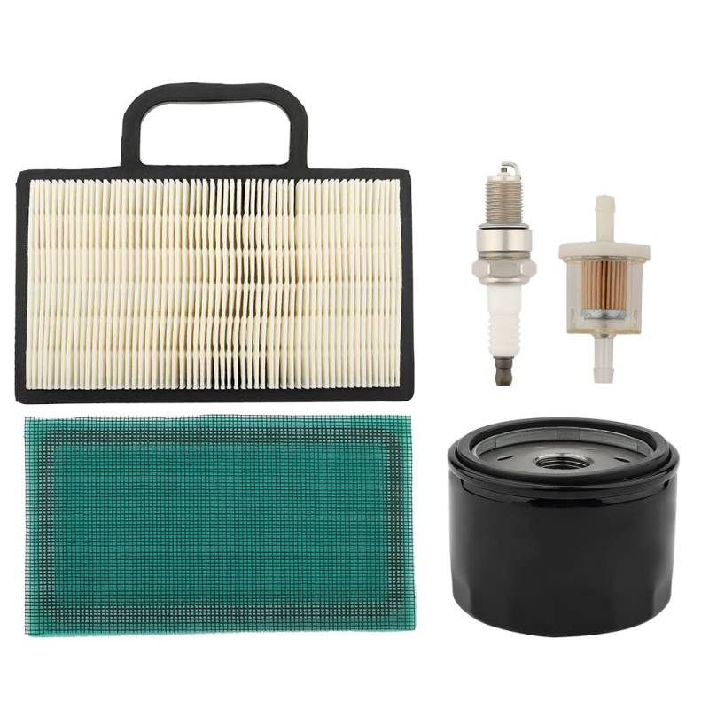 Ewillownm Kompatibel mit 499486 698754 Luftfilter für BS 18HP-26HP Intek V-Twin-Motoren JD MIU11286 GY21056 GY20575 D140 von Ewillownm