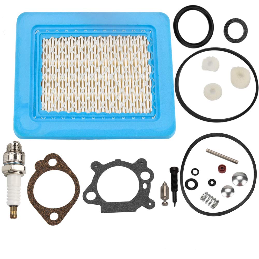 Ewillownm Kompatibel mit Vergaser-Kit für 498260 492495 493762 5 PS Quantum Vertikalwellenmotor Rasenmäher Hofmaschine Sears Craftsman 4-Takt-Schneefräse Schneefräse von Ewillownm