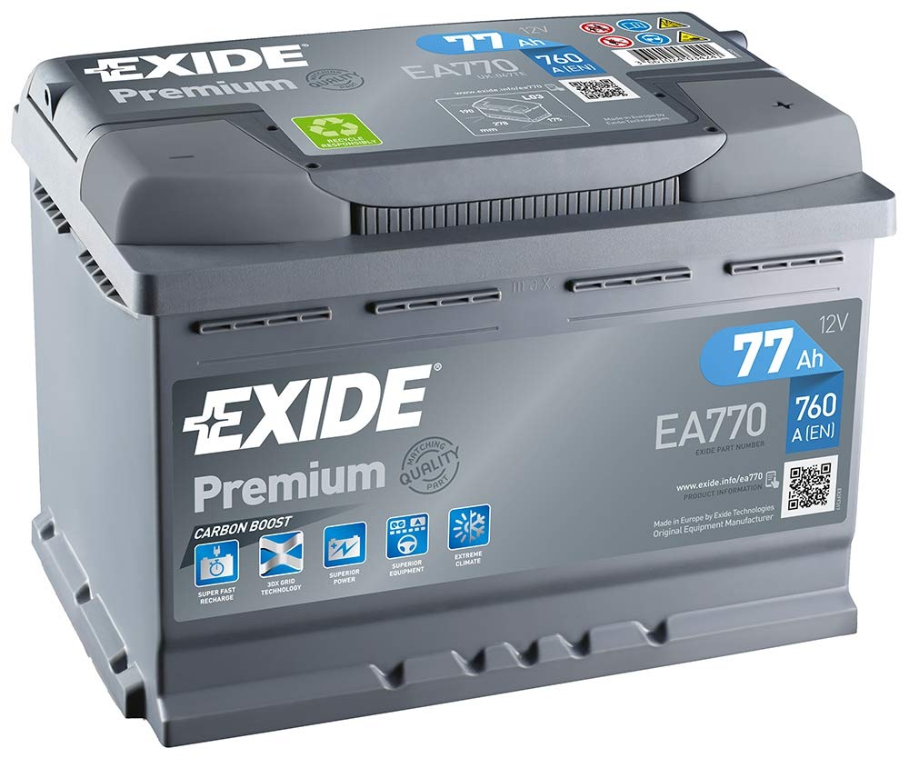 EA 770 Exide Premium Carbon Starterbatterie 12V 77 Ah von Exide