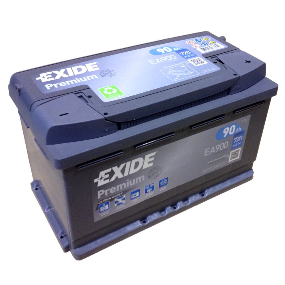 EXIDE PREMIUM Carbon Booster EA 900 12V 90AH Starterbatterie Neues Modell 2014/15 EXIDE PREMIUM Carbon Booster EA 900 12V 90AH Starterbatterie Neues Modell 2014/15 von Exide