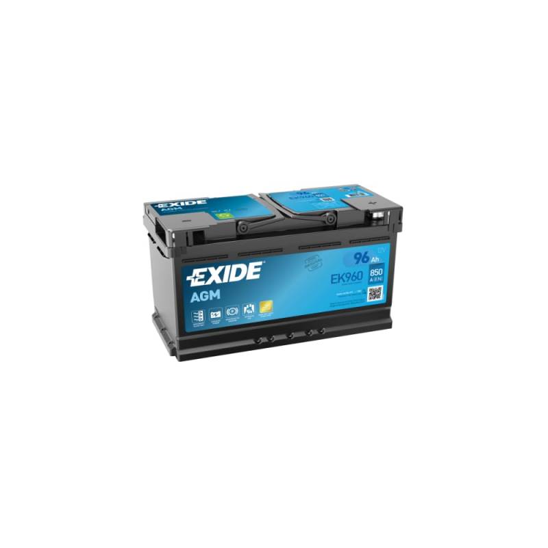 Exide EK960-96Ah / 850A - Start-Stop AGM von Exide