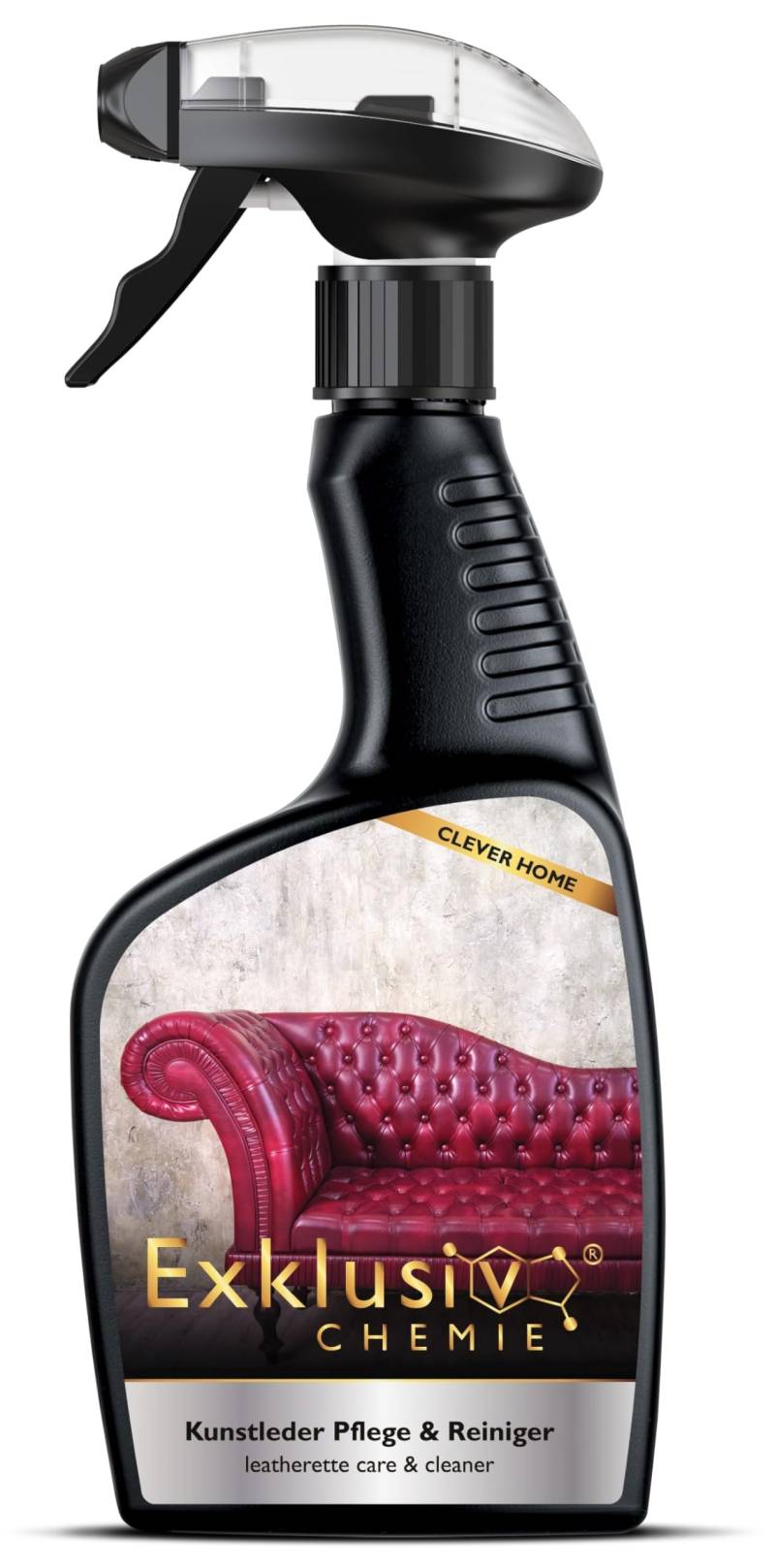Exklusiv Chemie® Kunstleder Pflege | Reichhaltige Pflege und Schutz vor UV & Schmutz | Intensive Pflege für Kunstleder | Hochwertiges Kunstleder Pflegemittel | Für Möbel, Auto, Sofa 500 ml von Exklusiv Chemie