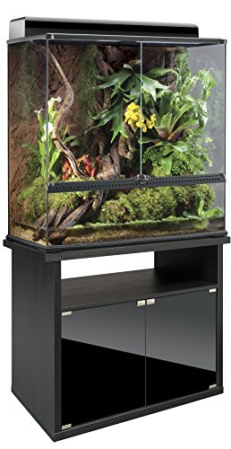 Exo Terra Terrarienkombi 90x45x45 Glasterrarium Inkl. Unterschrank, Terrarienbeleuchtungabdeckung - Terrarienkomplettset von Exo Terra