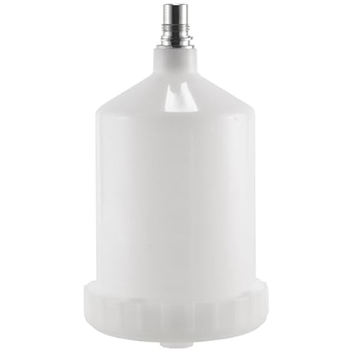 Exogio 600Ml Kunststoff Lackierpistole Becher Topf, Spritz Pistolen Ersatztopf Farbbecher, Spritzpistolendose Gravity-Feed 600ml Farbbecher für Sata Spritzpistole von Exogio