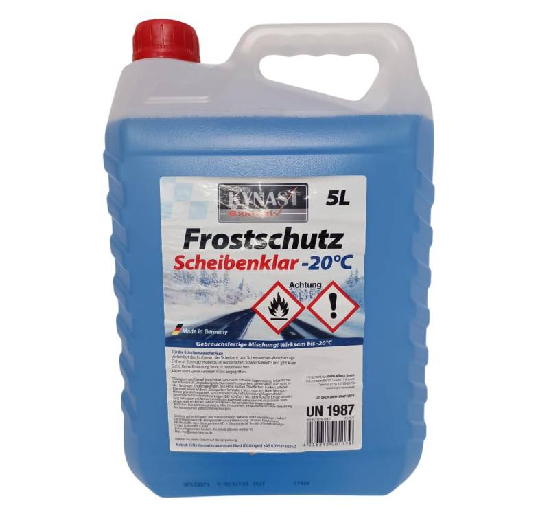 Expo Börse KYNAST Exklusiv Frostschutz Scheibenklar -20°C 5 Liter Scheibenfrostschutz Scheibenreiniger Frostschutz 5 Liter -20°C von Expo Börse