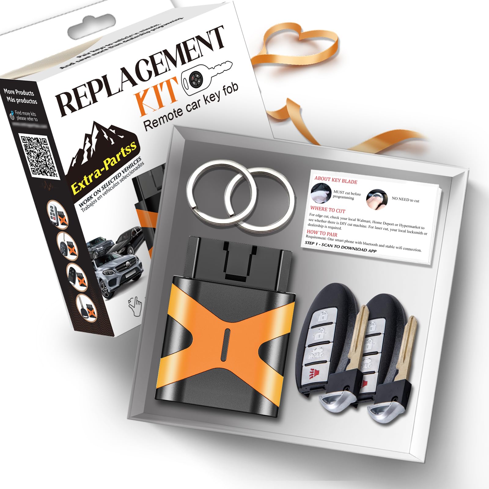 Extra-Partss OBD Key Smart Remotes Ersatz für Nissan KR5S180144014 passend für Altima 433Mhz 47 Chip 2013 2014 2015 Extra-Partss OBD Key Smart Remotes Ersatz für Nissan KR5S180144014 passend für Altima 433Mhz 47 Chip 2013 2014 2015 von Extra-Partss