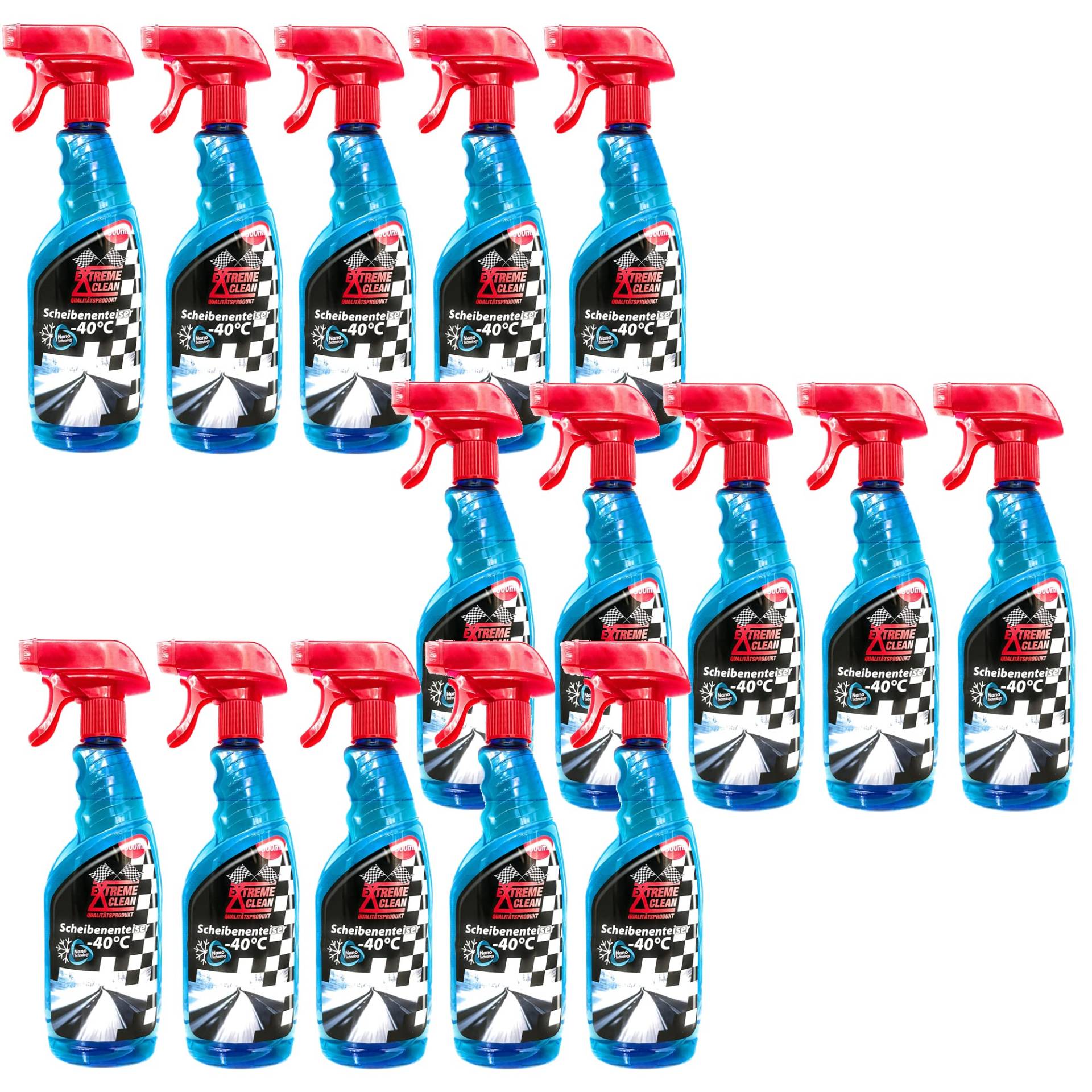 15x 500 ml Scheibenenteiser Eisspray Spray Auto KFZ Enteiserspray Scheiben Enteiser Entfroster von Extreme Clean
