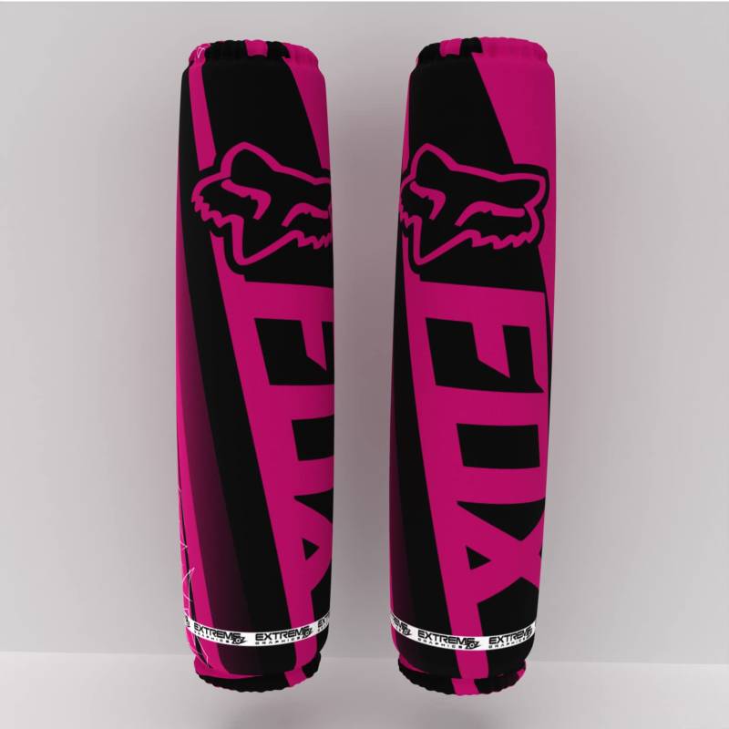 Stoßdämpferbezüge Quad EXTREME FOX Rosa 2023 von Extreme Graphics