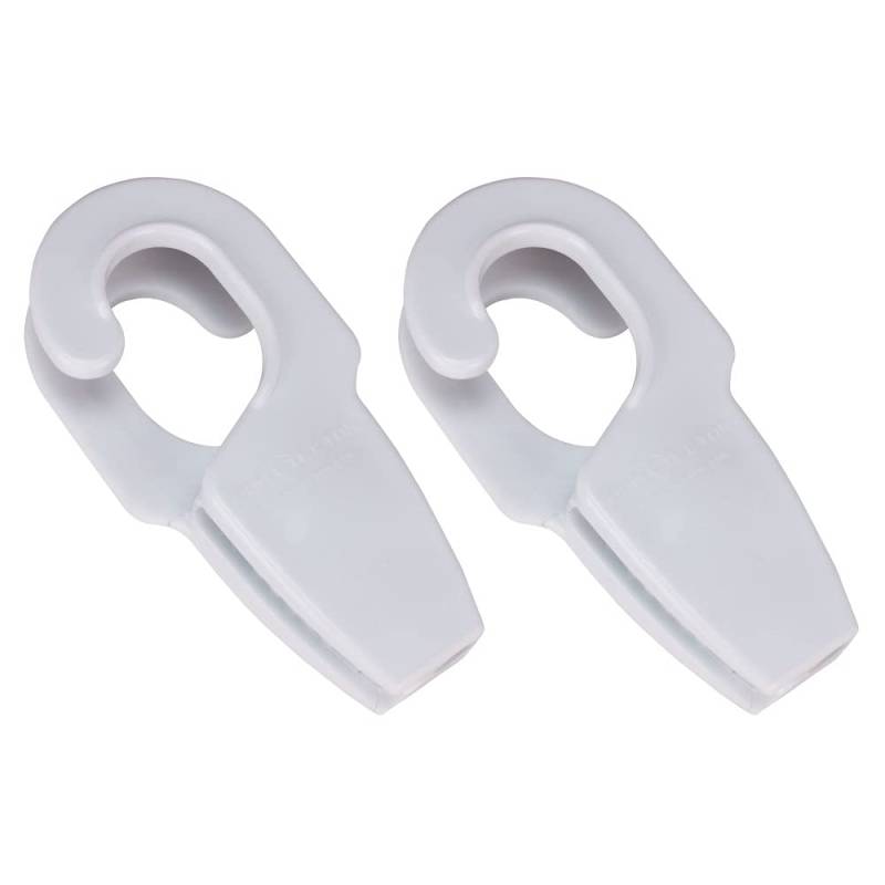 Extreme Max 3005.5017 BoatTector Bootsschienen-Fotter-Kleiderbügel, weiß, 3,2 cm von Extreme Max