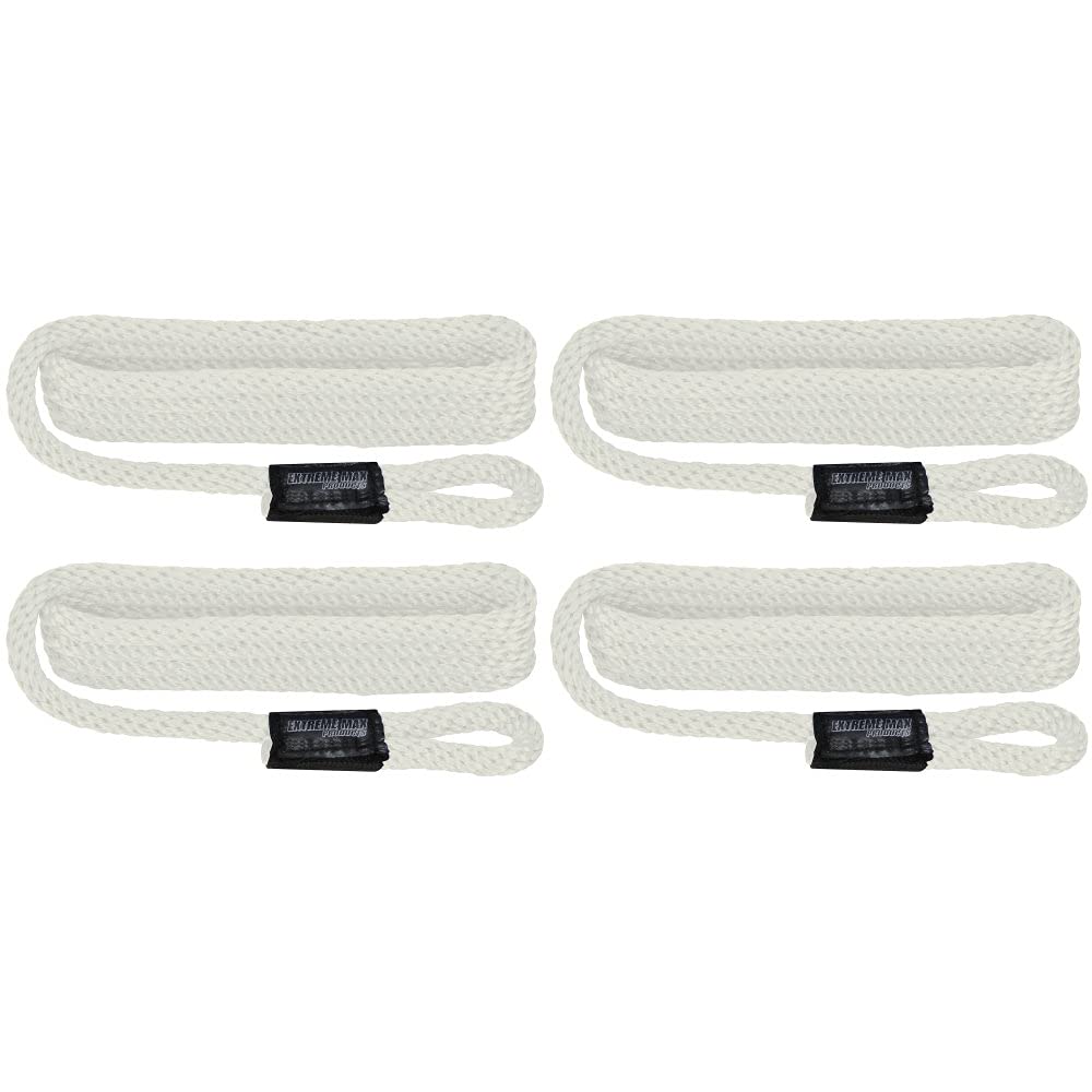 Extreme Max 3006.3314 BoatTector Solid Braid MFP Fender Line Vorteilspack – 3/8 Zoll x 5 Fuß weiß Extreme Max 3006.3314 BoatTector Solid Braid MFP Fender Line Vorteilspack – 3/8 Zoll x 5 Fuß weiß von Extreme Max