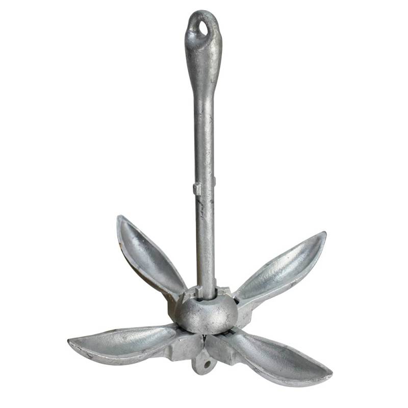 Extreme Max 3006.6663 BoatTector verzinkter Falt-/Grapnellanker, 3,2 kg. von Extreme Max