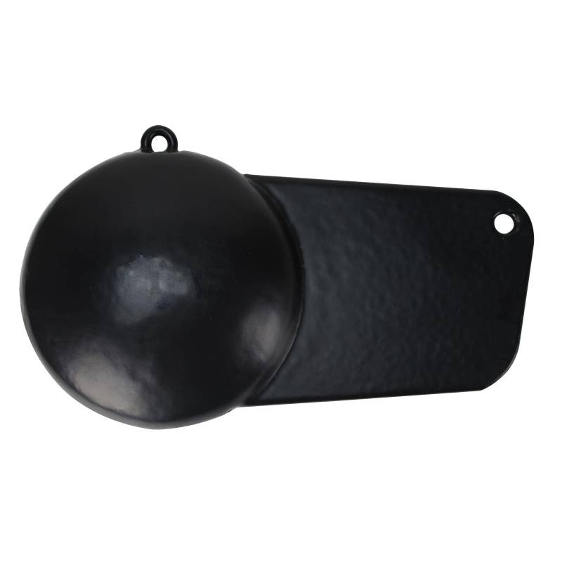 Extreme Max 3006.6747 Beschichtete Pancake Downrigger Gewicht 3,6 kg, Schwarz von Extreme Max