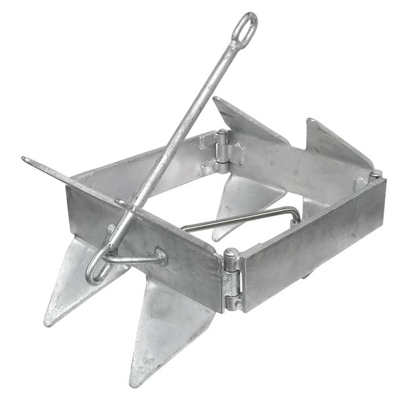 Extreme Max 3006.6821.1 BoatTector verzinkter Würfelanker (Box-Style) – 5,9 kg von Extreme Max