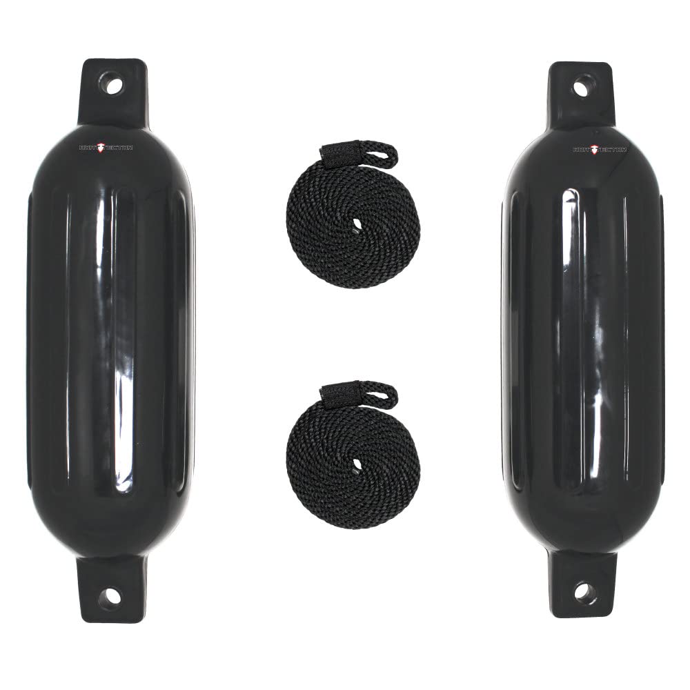 Extreme Max 3006.7375 BoatTector Fender Value 2-Pack - 11,4 x 40,6 cm, schwarz Extreme Max 3006.7375 BoatTector Fender Value 2-Pack - 11,4 x 40,6 cm, schwarz von Extreme Max