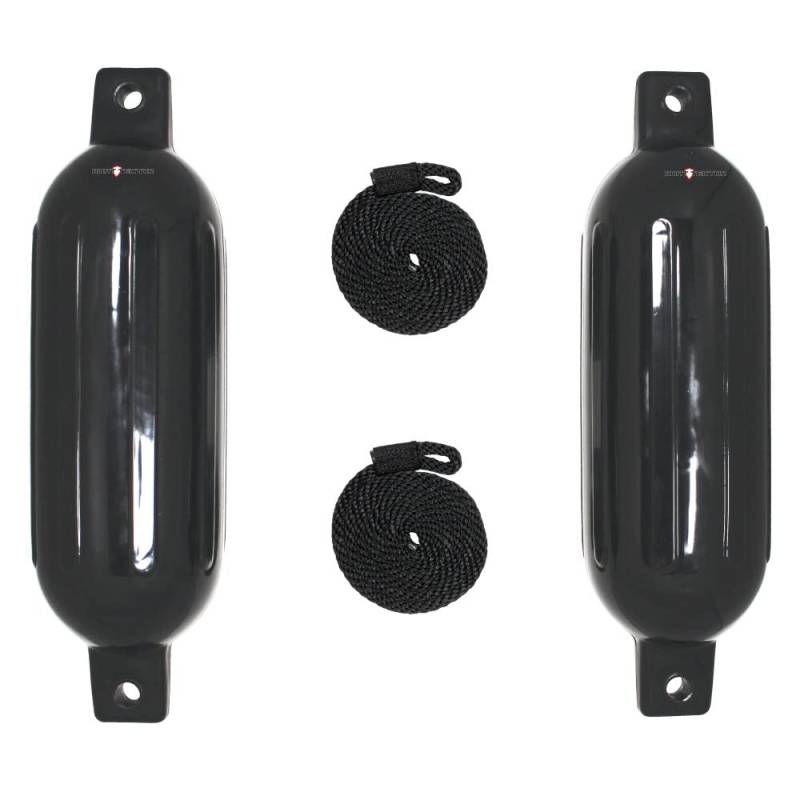 Extreme Max 3006.7375 BoatTector Fender Value 2-Pack - 11,4 x 40,6 cm, schwarz von Extreme Max