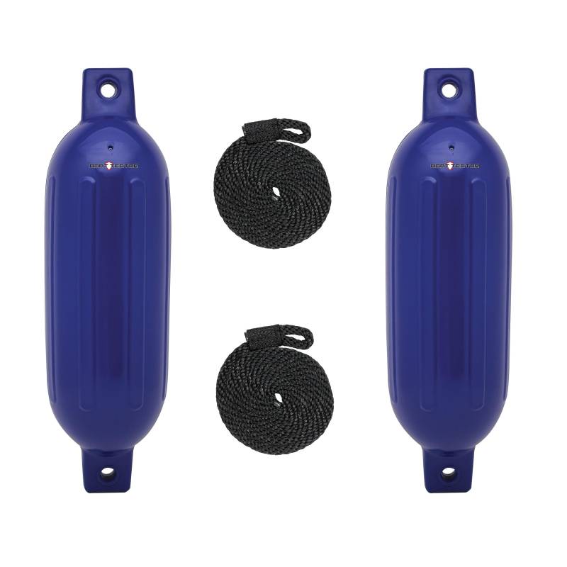 Extreme Max 3006.7453 BoatTector Fender Value 2-Pack - 16,5 x 55,9 cm, Kobaltblau von Extreme Max