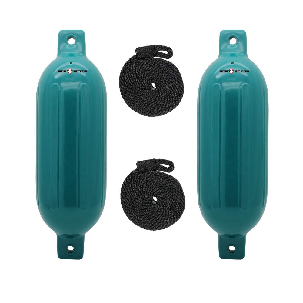 Extreme Max 3006.7578 BoatTector Aufblasbarer Fender Value 2-Pack – 11,4 x 40,6 cm, Blaugrün Extreme Max 3006.7578 BoatTector Aufblasbarer Fender Value 2-Pack – 11,4 x 40,6 cm, Blaugrün von Extreme Max