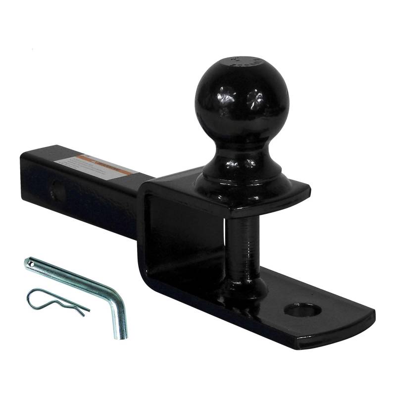 Extreme Max 5001.1379 3-in-1 ATV Kugelhalterung mit 5,1 cm Kugel, massiver Schaft, passend für 3,8 cm Empfänger, 2" Ball x 1-1/4" Shank von Extreme Max