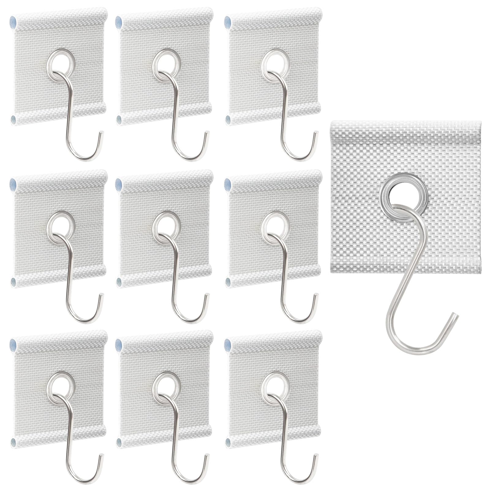 10 × Weiß Kederschiene Kederleiste und 10 × Kederleisten Haken,Kederöse für 5/6mm - 7/8mm Kederschiene Sonnensegel Keder,Vorzelt Wohnwagen,Wohnwagen Zubehör Innen Markisen Zubehör. (Weiß mit Häkchen) 10 × Weiß Kederschiene Kederleiste und 10 × Kederleisten Haken,Kederöse für 5/6mm - 7/8mm Kederschiene Sonnensegel Keder,Vorzelt Wohnwagen,Wohnwagen Zubehör Innen Markisen Zubehör. (Weiß mit Häkchen) von Eyezeeption