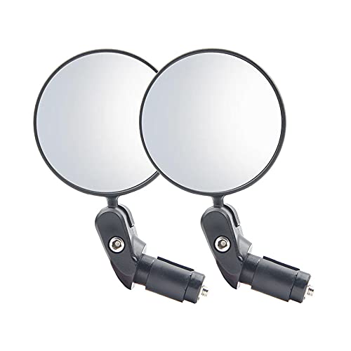 Ezweiji 2 Stück 360° Fahrradspiegel, Universal Sicherer Rückspiegel für 17.4mm-22mm, Robust, Einschraubspiegel, Fahrradlenker Spiegel für Fahrrad,Mountainbike, Rennräder Ezweiji 2 Stück 360° Fahrradspiegel, Universal Sicherer Rückspiegel für 17.4mm-22mm, Robust, Einschraubspiegel, Fahrradlenker Spiegel für Fahrrad,Mountainbike, Rennräder von Ezweiji